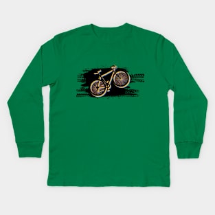 Mountain Bike Kids Long Sleeve T-Shirt